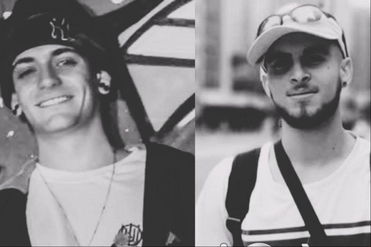 Vítimas fatais do acidente: Victor Bassani e Lucas Fonseca