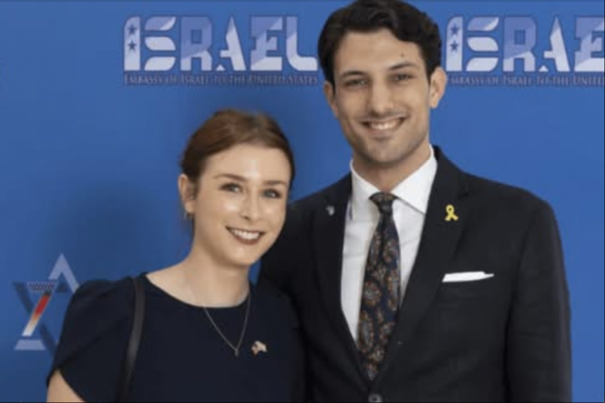 O casal havia acabado de participar de um evento voltado à ajuda humanitária para Gaza quando foi surpreendido pelo atirador.
