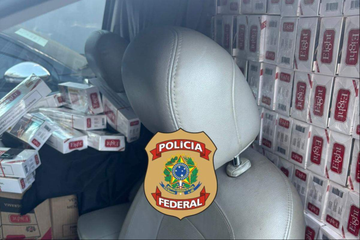 Polícia Rodoviária Federal apreende carga de cigarros ilegais em Zacarias (SP); material foi encaminhado à Polícia Federal de Araçatuba